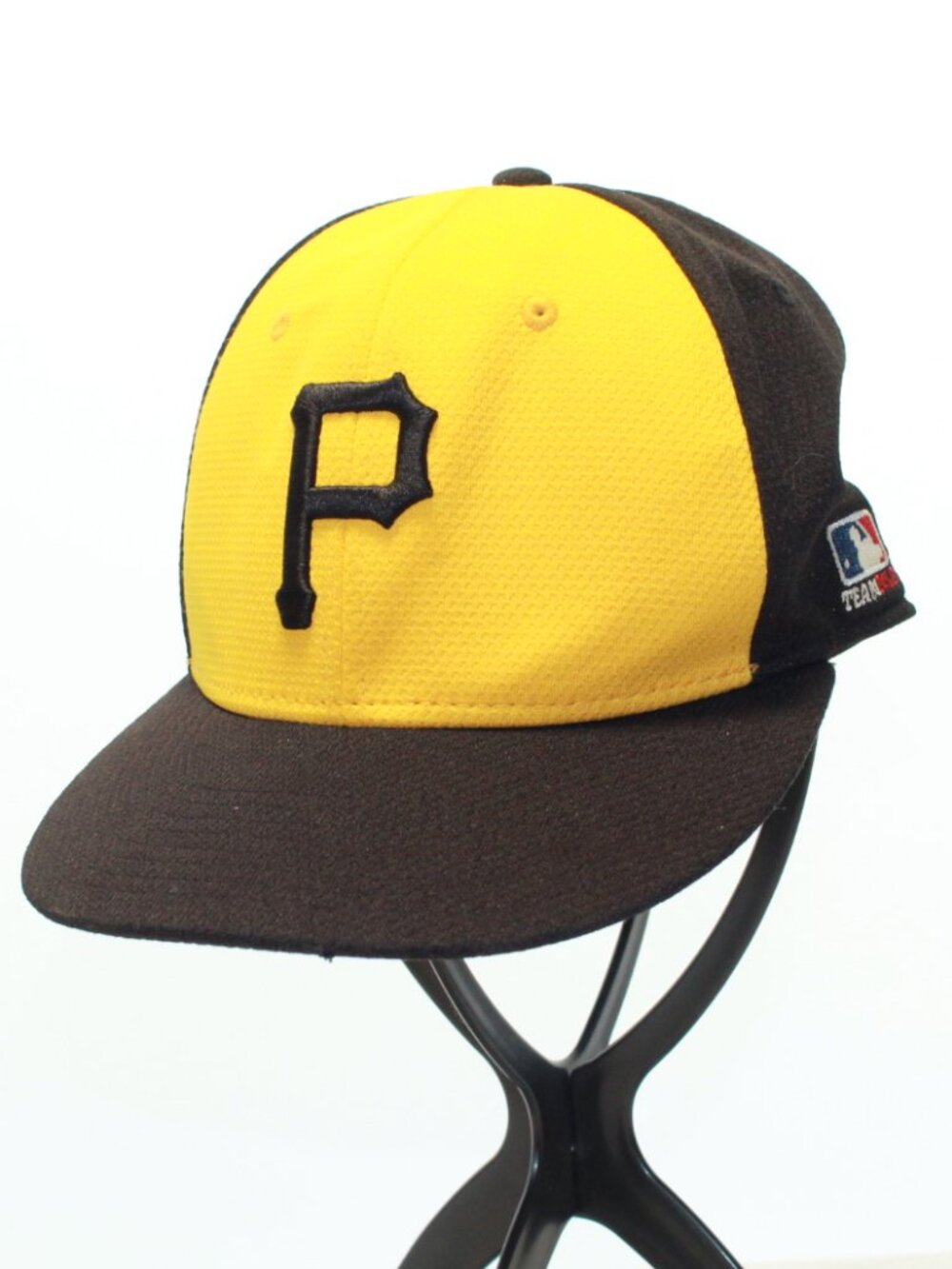Pittsburg Pirates Yellow/Black OC Sports Team MLB Hook and Loop Adjustable Hat